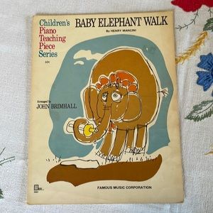 Baby Elephant Walk by Henri Mancini sheet music, arr by John Brimhall c. 1968